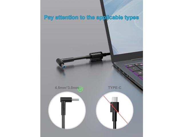 65W AC Charger Fit for HP EliteBook x360 830 820 835 840 840r 845 846r 846 848 850 855 755 745 735 725 655 650 645 640 630 1040 G3 G4 G5 G6 G7 G8...