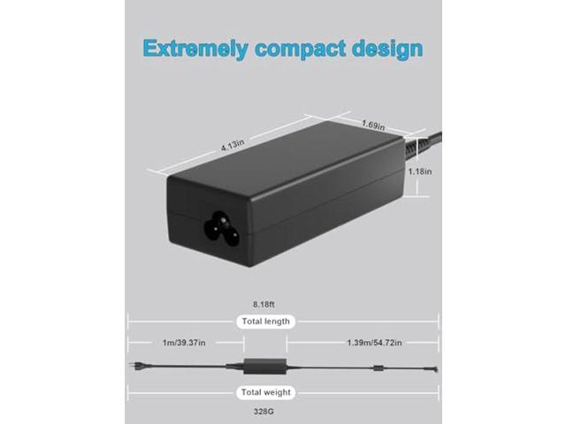 65W AC Charger Fit for HP EliteBook x360 830 820 835 840 840r 845 846r 846 848 850 855 755 745 735 725 655 650 645 640 630 1040 G3 G4 G5 G6 G7 G8...