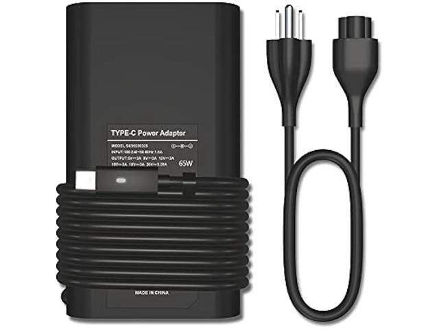 65W USB C Laptop Charger Replacement for Dell Latitude 5285 5289 5290 7212 7275 7285 7290 7390 7420 Dell XPS 13 9350 9360 9365 9370 9380 Chromebook...