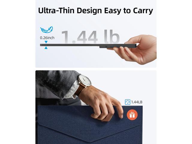 Ingnok Portable Monitor, Ultra Slim 15.6 Inch FHD IPS Laptop Screen Extender with Adjustable Stand, USB C Compatible, Ideal for Travel and Office