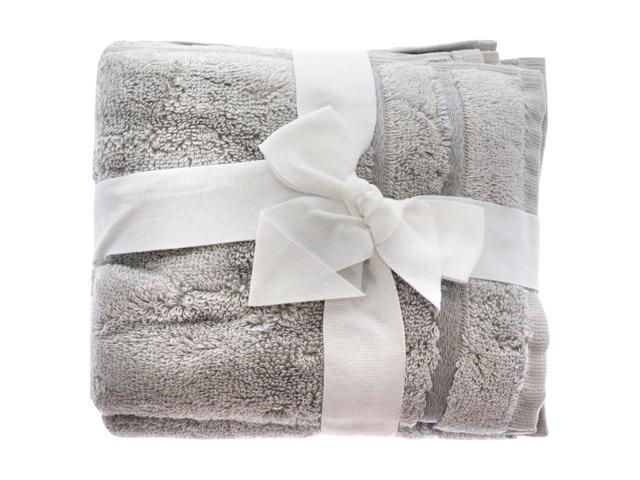 Bamboo Washcloths Set - Harbor Gray by Cariloha for Unisex - 3 Pc Towel