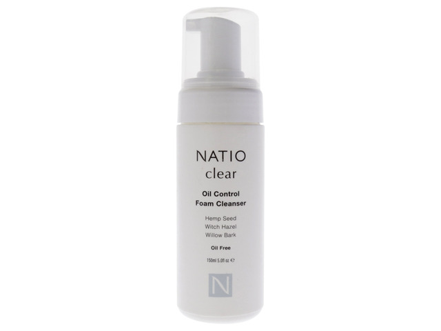 Clear Oil Control Foam Cleanser by Natio for Women - 5 oz Cleanser