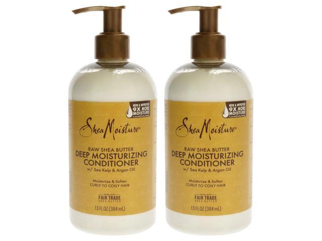 Raw Shea Butter Restorative Conditioner - Pack of 2 by Shea Moisture for Unisex - 13 oz Conditioner