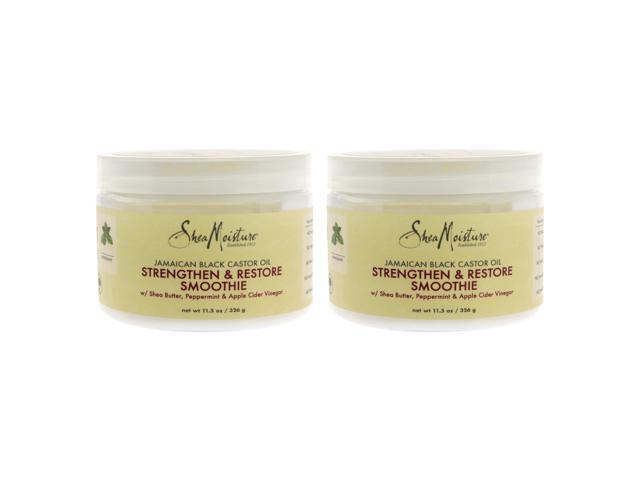 Jamaican Black Castor Oil Strengthen & Restore Smoothie Cream - Pack of 2 by Shea Moisture for Unisex - 12 oz Cream