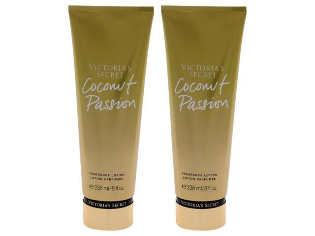 Coconut Passion Fragrance Lotion by Victorias Secret for Women - 8 oz Body Lotion - Pack of 2