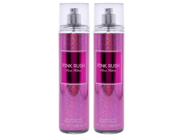 Pink Rush by Paris Hilton for Women - 8 oz Fragrance Mist - Pack of 2