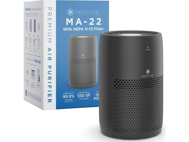 Medify MA-22 Air Purifier with True HEPA H13 Filter 555 ft² Coverage in 1hr for Allergens, Smoke, Wildfires, Dust, Odors, Pollen, Pet Dander .