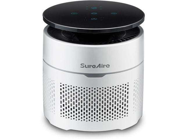 Air Purifiers with 360Â° Circulate Purification, True HEPA H13 Air Cleaner for Bedroom Office, Filters Smoke, Pet Dander, Cat Pee Smell, Odor,...