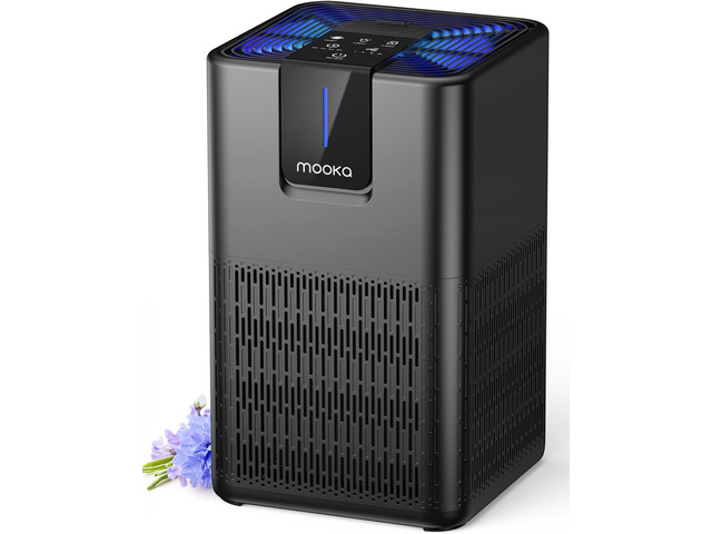Air Purifiers for Home Large Room Up to 1250 FtÂ²,MOOKA H13 HEPA Air Purifier for Pets Dust Odor Smoke,Aromatherapy Function,Air Cleaner with 15dB...