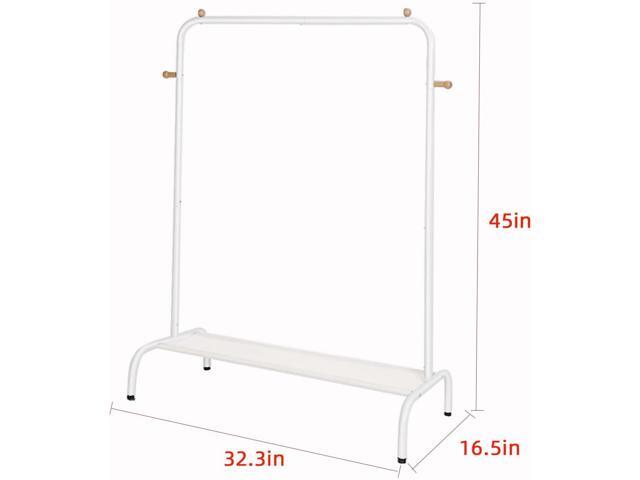 Kids Clothing Rack - Garment Rack with Bottom Storage Shelf for Children, Small Baby, & Toddler, Clothes Organizer, Shirts, Dresser, Hat, Backpack,...