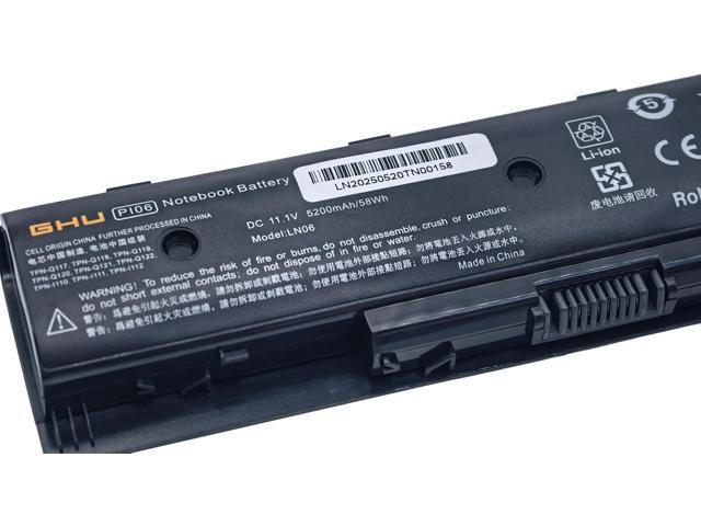 GHU New Battery PI06 PI06XL Compatible with HP Notebook HSTNN-LB4N HSTNN-UB4N HSTNN-LB4O PI09 PN 710416-001 710417-001 HSTNN-YB4N HSTNN-YB4O P106...