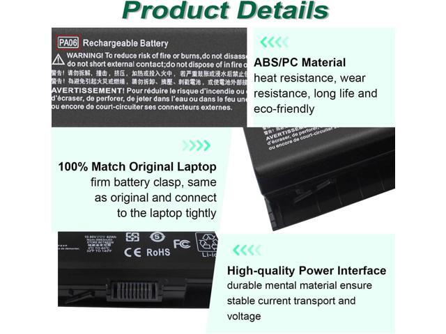 PA06 849911-850 Laptop Battery for HP Omen 17 17-w 17-ab200 17t-ab00 17-w200 Series 17-w053dx 17-w253dx 17-w033dx 17-ab011nl 849571-221 849571-241...