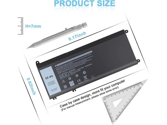 IEFUU 33YDH Laptop Battery Compatible with Dell Inspiron Notebook 17 7000 7778 7577 7773 7779 7786 G3 3579 3779 G5 5587 G7 7588 Latitude 13 3380 14...