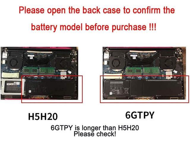 97Wh 6GTPY Laptop Battery Replacement for Dell XPS 15 9550 9560 9570 7590 Precision 5510 5520 5530 5540 M5510 M5520 M5540 Inspiron 15 7590 Vostro...