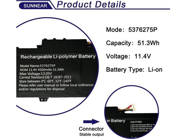 5376275P UTL-509068-3S Laptop Battery Replacement for Gateway GWTN141-10 GWTN141-10BK GWTN141-10BL WTN141-10GR GWTN141-4 GWTN141-2BL GWTN141-5BK...