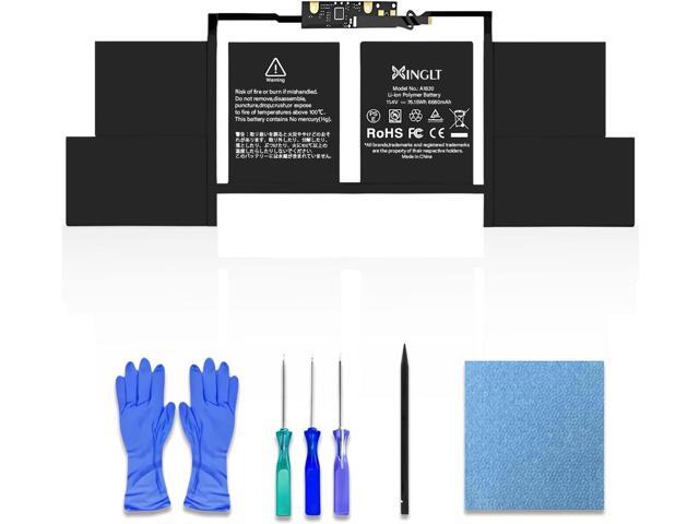 A1707 Replacement Battery for MacBook Pro,A1820 Laptop Battery for MacBook Pro 15 inch A1707 (2016, 2017) 6680mAh 76.15Wh EMC 3072 3162
