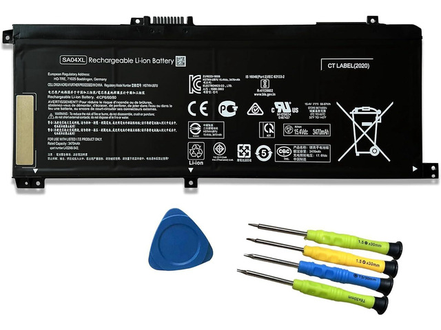 55.67Wh SA04XL L43267-005 Laptop Battery Replacement for HP Envy X360 15-DR 15t-dr10015-DR0010TX 15-DS 15M-DS 15T-DR Series HSTNN-OB1F HSTNN-OB1G...
