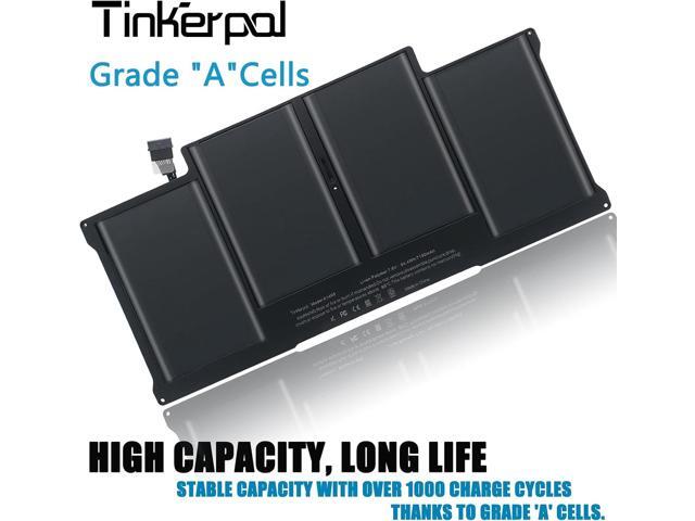 A1405 Laptop Battery Compatible with MacBook Air 13 inch A1377 A1369 (Late 2010 Mid 2011 Mid 2012 Mid 2013 Early 2014 Version) A1496 7.6V 54.4WH