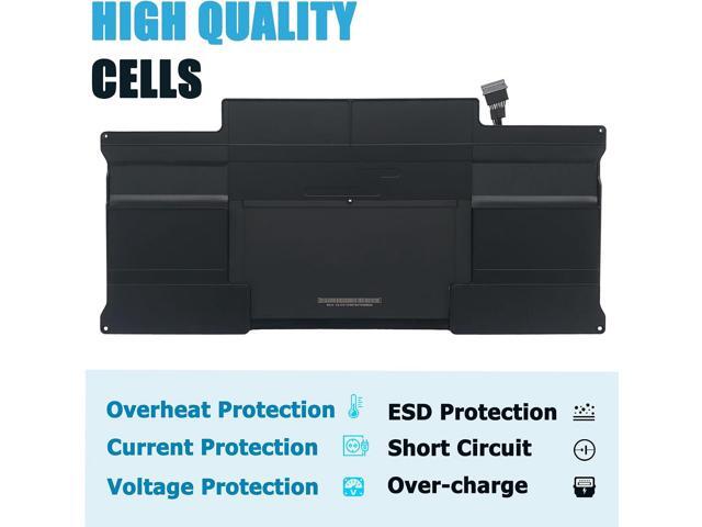 A1405 Laptop Battery Compatible with MacBook Air 13 inch A1377 A1369 (Late 2010 Mid 2011 Mid 2012 Mid 2013 Early 2014 Version) A1496 7.6V 54.4WH
