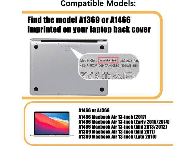 A1405 Laptop Battery Compatible with MacBook Air 13 inch A1377 A1369 (Late 2010 Mid 2011 Mid 2012 Mid 2013 Early 2014 Version) A1496 7.6V 54.4WH