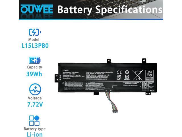 L15L2PB5 L15M2PB5 Laptop Battery Compatible with Lenovo IdeaPad 510-15ISK/15IKB 310-15ABR/15IAP/15IKB/15ISK 310 Touch-15IKB/15ISK Series L15C2PB5...