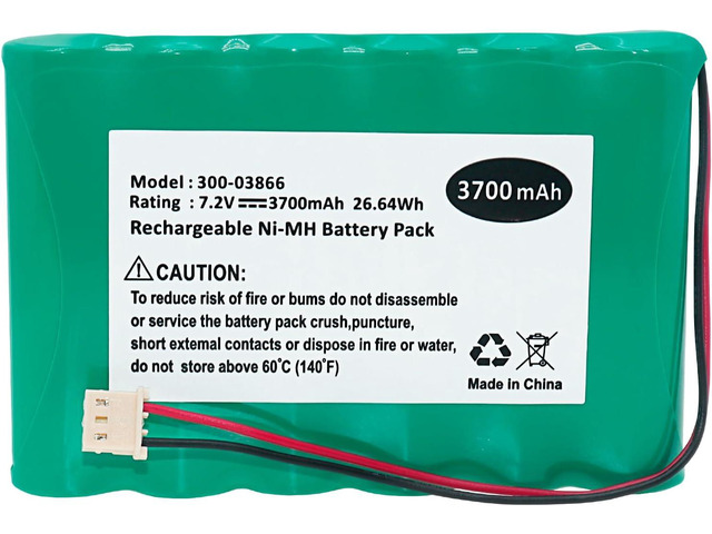 300-03866,LCP500-4B Battery Replacement for Lynx 5100, Lynx 5200, Lynx 5210, Lynx Touch 7000 Security Alarm Systems 7.2V, 3700mAh