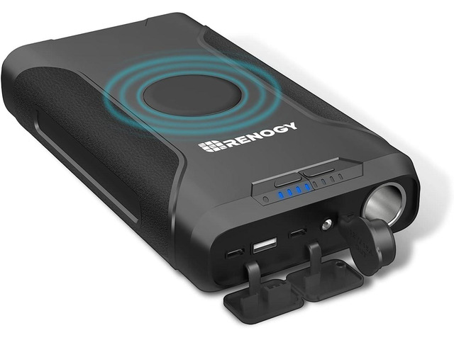 Renogy 72000mAh 266Wh 12v Power Bank with 60W PD, CPAP Battery for Camping, High Capacity Large Camping Power Bank with USB-C DC Wireless Charging...