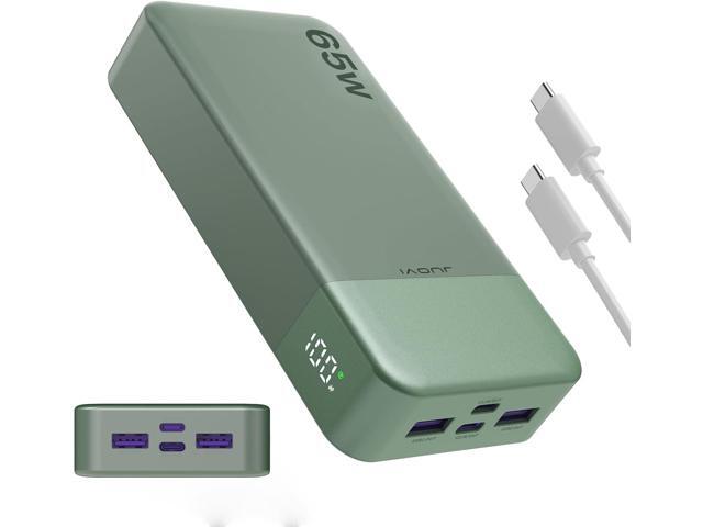 JUOVI Portable Charger 65W Power Bank 20000mAh Compact USB C Laptop Power Bank Fast Charging Battery Pack for Laptop MacBook Dell XPS iPad Tablet...