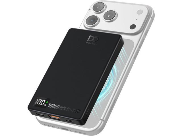 PD 35W Magnetic Wireless Power Bank 10000mAh, Fast Charging Portable Charger, Slim Magnetic Battery Pack Compatible with iPhone 1217 Series and...