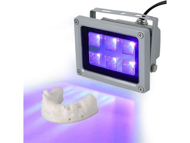 3D Printer UV Resin Curing Light for SLA DLP 3D Printer Solidify Photosensitive Resin 405nm UV Resin Affect with 60W Output Affect, DIY Curing...