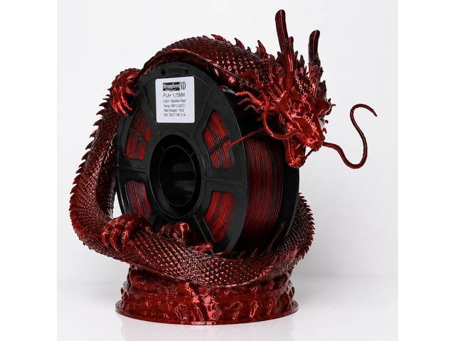 PLA 3D Printer Filament 1.75 mm,Shadow Red,Angular Discoloration,Color Change, Accuracy +/- 0.05 mm net Weight 1 kg for Ender3 Cr10