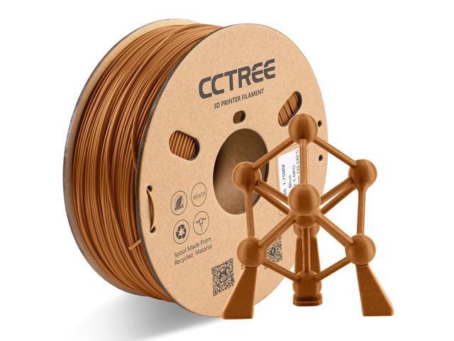 CCTREE 3D Printer ABS+ Filament 1.75mm, Brown Accuracy +/- 0.03mm, 1KG Cardboard Spool (2.2 LBS), Tough and Durable, Good Heat & Freezing...