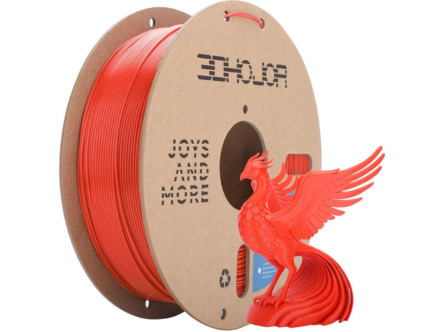 3DHoJor PLA Filament 1.75mm,3D Printer Filament,1kg Cardboard Spool (2.2lbs), Dimensional Accuracy +/- 0.03 mm,Odor Free, Clog Free, No Brittle...