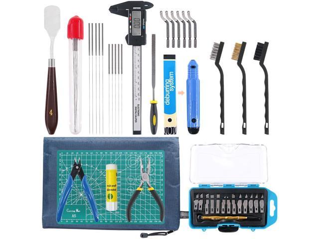 42 Piece 3D Print Tool Kit Includes Debur Tool, Cleaning and Removal Tool with Storage Bag, 3D Printer Tool Set for Cleaning, Finishing and.