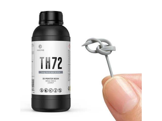 RESIONE TH72 Flexible Tough 3D Printer Resin, High Impact Resistance, Long-Lasting Toughness, Low Water Absorption, Crack-Resistant Hollow Prints,...