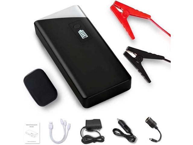 Portable Jump Starter 1000A Peak 12V Car Battery Booster Pack with 19V Output and Cigarette Lighter Adapter, Power Bank with LED Flashlight for...
