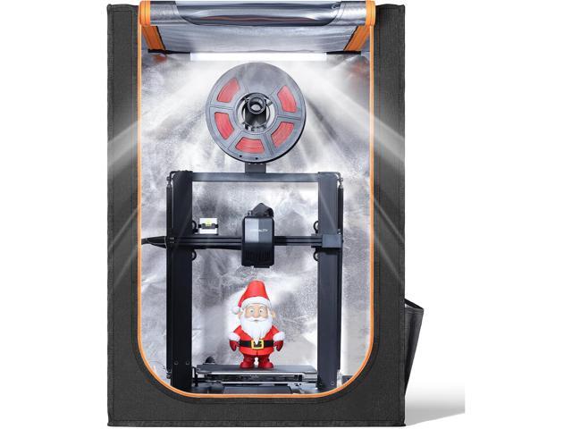 3D Printer Enclosure with LED Lighting, Fireproof Dustproof Tent Constant Temperature Protective Cover for Creality Ender 3 V3 SE/KE/Ender 3/Ender...