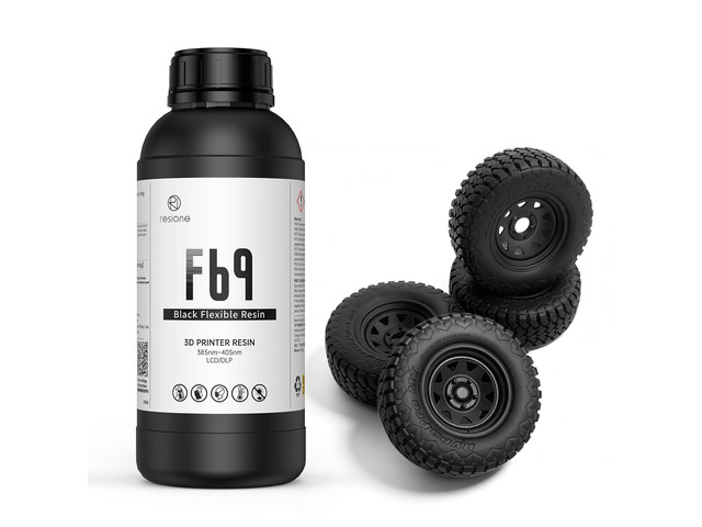 RESIONE F69 Flexible 3D Printer Resin 1Kg 405nm UV-Curing Silicone Rubber-Like Photopolymer for DLP, LCD & MSLA Printers, Ideal for...