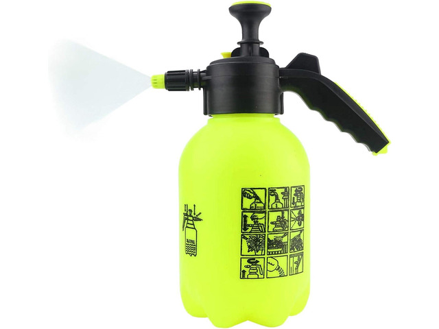 Sunnyglade Hand Held Garden Sprayer Portable Lawn Pressure Pump Sprayer Adjustable Nozzle Manual 1/2 Gallon