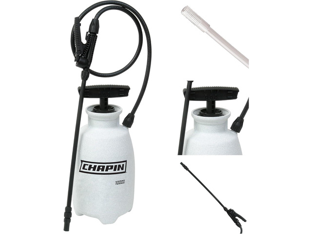 Chapin 1/2-Gallon Pump Sprayer, SureSpray for Reliable Spray Lightweight poly tank; for home and garden tasks, weed control, feeding plants or...