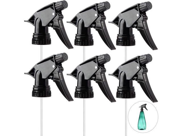 6pcs Spray Bottle Replacement Nozzle- Reusable Heavy Duty Mist Spray & Stream Sprayer Replacement Tops Fit Standard 28/400 Neck 32oz, 16oz, 8oz...