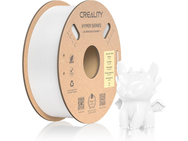 Official CREALITY Hyper PLA Filament 1.75mm, High Speed PLA 30-600mm/s 3D Printer Filament, Dimensional Accuracy +/-0.02mm, Fit Most FDM 3D...