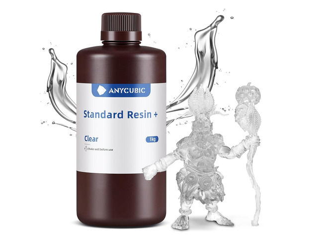 ANYCUBIC Upgraded Standard 3D Printer Resin, 405nm SLA Fast UV-Curing Resin, High Precision & Rapid Photopolymer for 8K Capable LCD/DLP/SLA 3D...