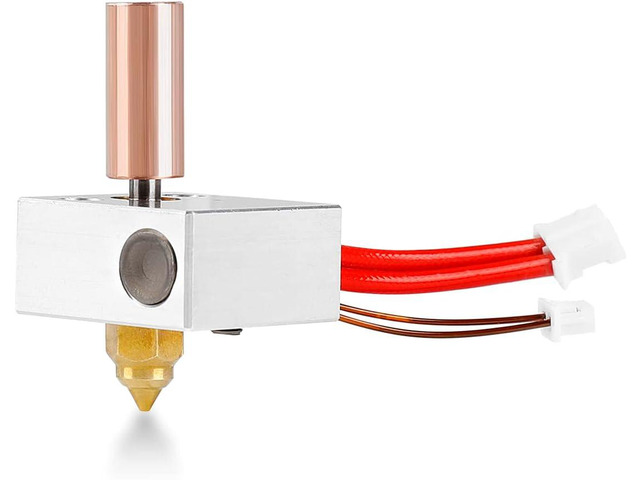 Sovol SV06 Hotend Kit Coming with Brass Nozzle Heating Block Thermistor Heating Wire, Metal Throat and Silicone Cover