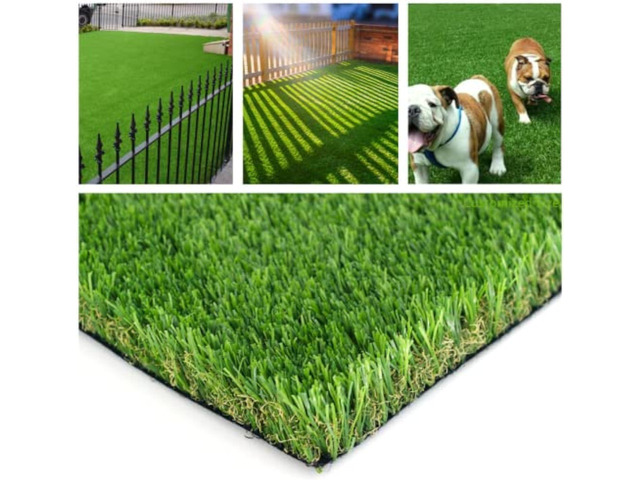 Petgrow Customized Sizes Artificial Grass Turf 3FTX10FT(30 Square FT) - Indoor Outdoor Garden Lawn Landscape Balcony Synthetic Turf Mat - Thick...