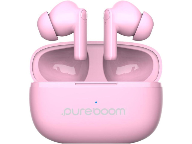 PureGear PureBoom Wireless Earbuds for Enhanced Sound, Touch Control Stereo Headphones in Ear Built-in Mic for iPhone/Android Phones/TV/Laptops,...