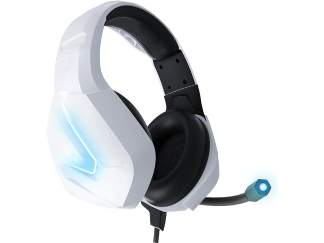 Orzly Gaming Headset (White) for PC and Gaming Consoles PS5, PS4, Xbox Series X S, Xbox ONE, Nintendo Switch & Google Stadia Stereo Sound with...