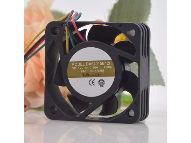 for 4015 12V 0.26A DA04015B12H 4cm 4-Wire Temperature Controlled high air Volume Fan
