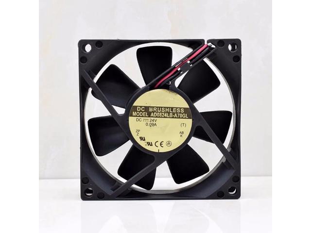 for 8025 24V 0.09A 8CM/cm Silent Frequency Converter Fan AD0824LB-A70GL