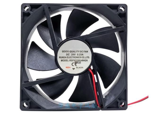 for RSF9225B24N42A 24V 0.23A 92X92X25MM 2-Wire Cooling Fan